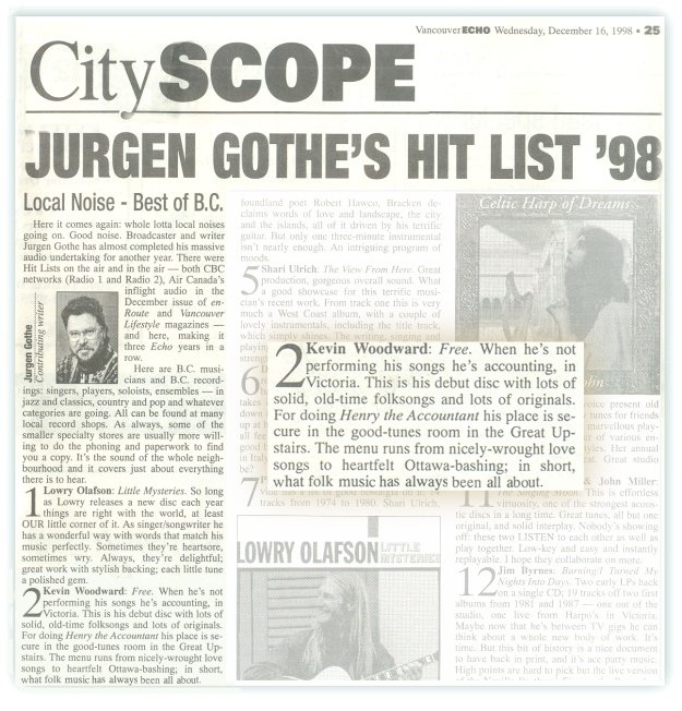 Jurgen Gothe rates Free as one of the best of the year